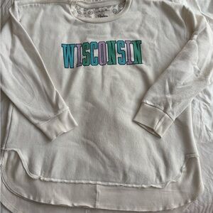 Pressbox Cream and Black Patterned Sweatshirt